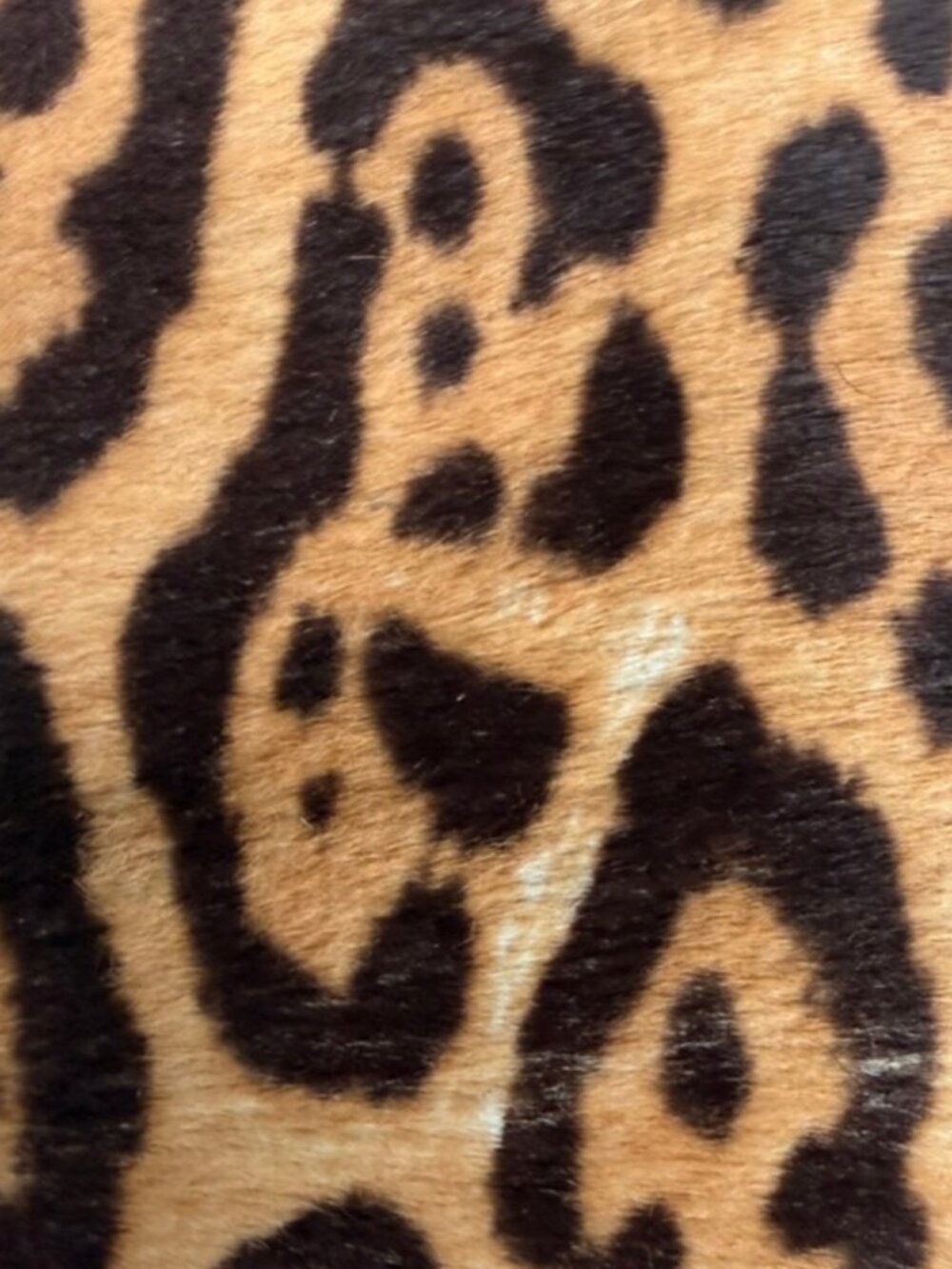 Vintage Yves Saint Laurent Pony Hair Leopard Print Envelope Clutch - Picture 7 of 8